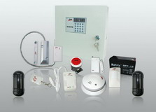 Long Distance Dual Network Alarm System with 8/16 Wired zone and 99 Wireless Zone